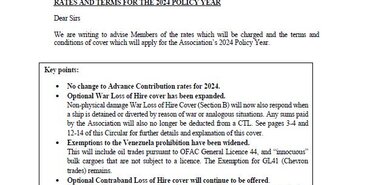 C5 2023 - Rates and Terms for the 2024 Policy Year