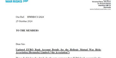 C1 2024 New Euro Bank Details for the Association