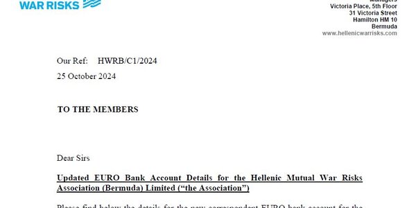C1 2024 New Euro Bank Details for the Association
