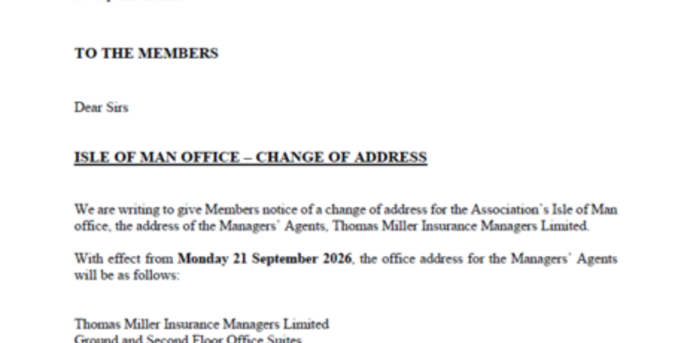 C3 2026 - Address Change for Managers' Agents