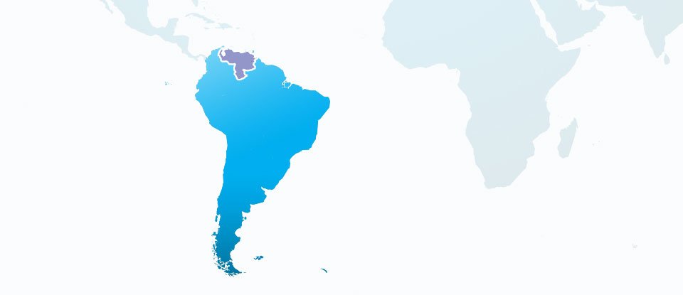 Map of South America