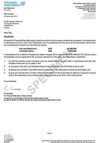 Letter of undertaking