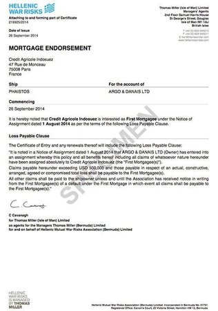 Mortgage endorsement