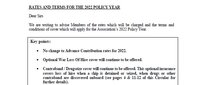 C2 2021 - Rates and Terms for the 2022 Policy Year
